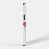 Flamingo naadloos patroon iPhone hoesje (Rechterkant)