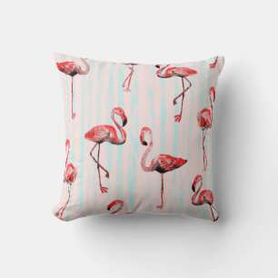 Flamingo naadloos patroon kussen