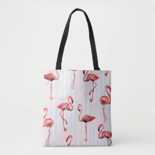 Flamingo naadloos patroon tote bag