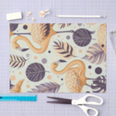 Flamingo Naadloos Tissuepapier (Craft)