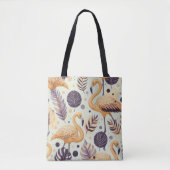  Flamingo Naadloos Tote Bag (Voorkant)