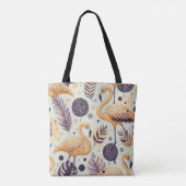  Flamingo Naadloos Tote Bag (Achterkant)