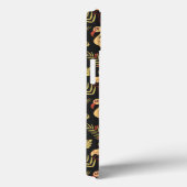 Flamingo naadloze gele en witte bloemen Case-Mate iPhone case (Achterkant / Rechts)