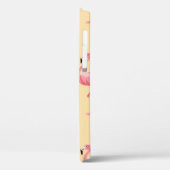 Flamingo naadloze patroonachtergrond. Roze vlammen Case-Mate iPhone Case (Achterkant / Links)