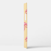 Flamingo naadloze patroonachtergrond. Roze vlammen Case-Mate iPhone Case (Achterkant / Rechts)