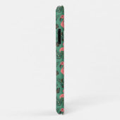 Flamingo naadloze patroonroze op groene achtergron Case-Mate iPhone case (Achterkant/rechts)