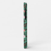 Flamingo naadloze patroonroze op groene achtergron Case-Mate iPhone case (Achterkant/links)