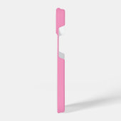 Flamingo neon roze sparkles Personaliseer jouw naa iPhone Hoesje (Linkerkant)