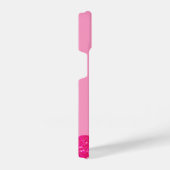 Flamingo neon roze sparkles Personaliseer jouw naa iPhone Hoesje (Rechterkant)
