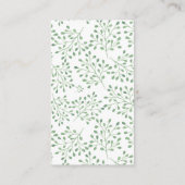 Flamingo Neutral Baby shower Luier Raffle Ticket Informatiekaartje (Achterkant)