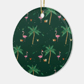 Flamingo Noël Kerst Ornament Emerald (Links)
