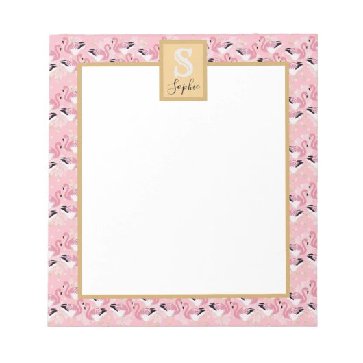 Flamingo Notitieblok (Voorkant)