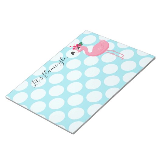 Flamingo Notitieblok (Schuin)