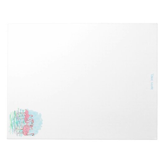 Flamingo Notitieblok (Voorkant)