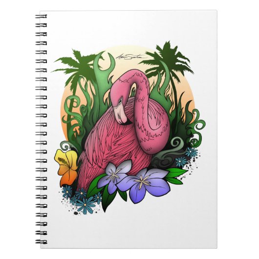 Flamingo Notitieboek (Voorkant)