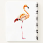 flamingo notitieboek (Achterkant)