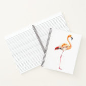 flamingo notitieboek (Binnen)