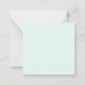 Flamingo Notitiekaartje (Achterkant)