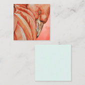 Flamingo Notitiekaartje (Voorkant / Achterkant)