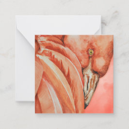 Flamingo Notitiekaartje