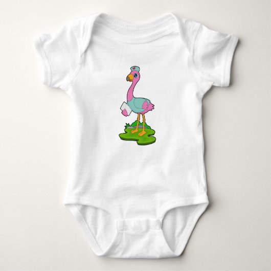 Flamingo Nurse Romper (Voorkant)