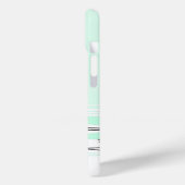 Flamingo Ocean Aqua iPhone hoesje (Achterkant / Links)