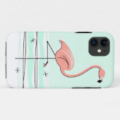 Flamingo Ocean Aqua iPhone hoesje (Achterkant (horizontaal))