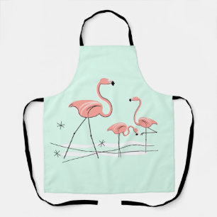 Flamingo Ocean Aqua Trio 2 apron Schort