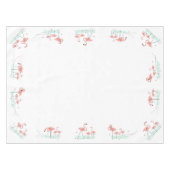 Flamingo Ocean Group border tablecloth Tafelkleed (Voorkant (Horizontaal))