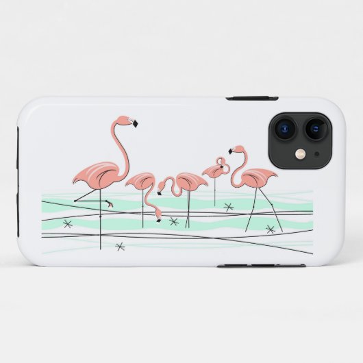 Flamingo Ocean Group iPhone 11 taaie Case-Mate iPhone Case (Achterkant (horizontaal))