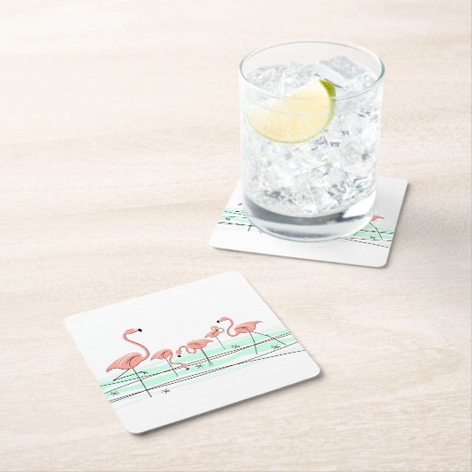 Flamingo Ocean Group onderzetters (Insitu)