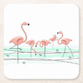 Flamingo Ocean Group onderzetters (Voorkant)