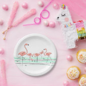 Flamingo Ocean Group papier bord (Feest)