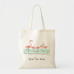 Flamingo Ocean Group 'Text' canvas tas