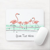 Flamingo Ocean Group "Text" mousepad Muismat (Met muis)