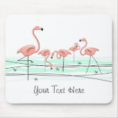 Flamingo Ocean Group "Text" mousepad Muismat (Voorkant)