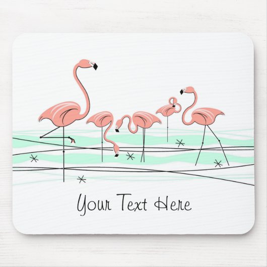 Flamingo Ocean Group "Text" mousepad Muismat (Voorkant)