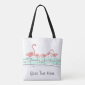 Flamingo Ocean Group Text over tas (Achterkant)