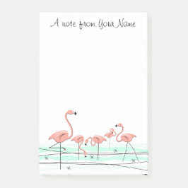 Flamingo Ocean Group "Text" Post-it® Notes