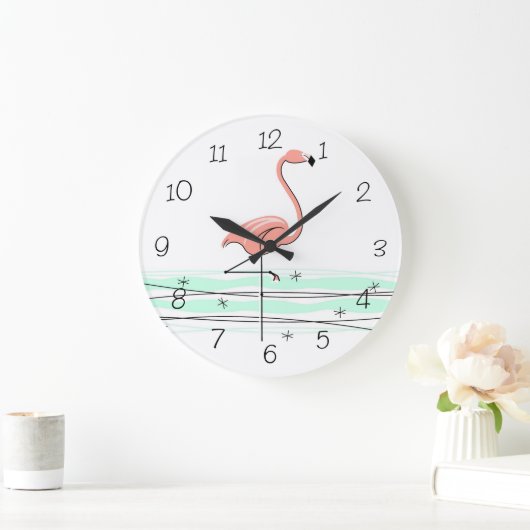 Flamingo Ocean-kloknummers rond Grote Klok (Huis)
