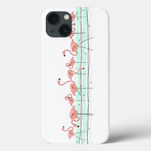 Flamingo Ocean Line iPad-hoesje Case-Mate iPhone Case (Achterkant)