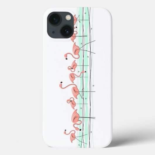 Flamingo Ocean Line iPad Mini hoesje (Achterkant)