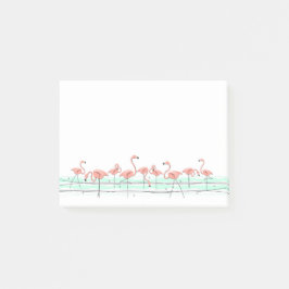 Flamingo Ocean Line Post-it® Notes