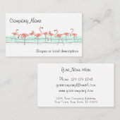 Flamingo Ocean Line visitekaartje (Voorkant / Achterkant)