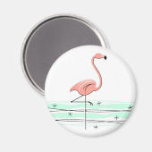 Flamingo Ocean magnet (Voorkant / Achterkant)