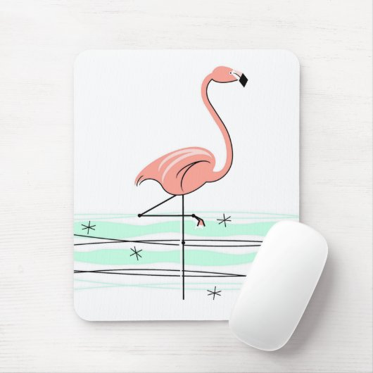 Flamingo Ocean mousepad Muismat (Met muis)