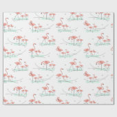 Flamingo Ocean Multi Cadeaupapier (Vlak)