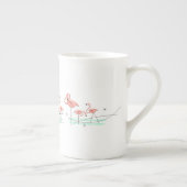 Flamingo Ocean Multi Large bone china mok (Rechts)
