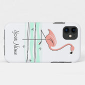 Flamingo Ocean 'Name' iPhone 11 taaie Case-Mate iPhone Case (Achterkant (horizontaal))