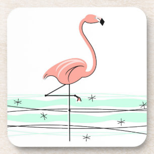 Flamingo Ocean onderzetters plastic